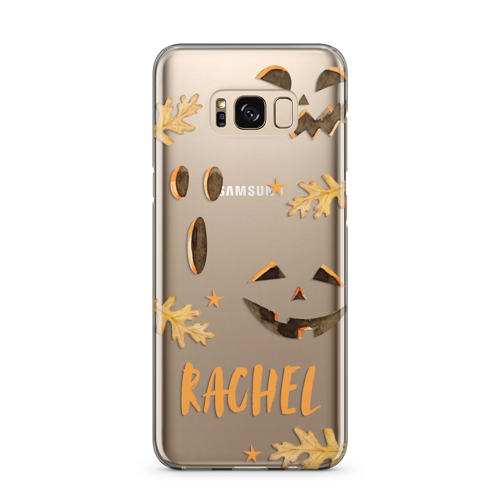 Custom Halloween Pumpkin Face Samsung Galaxy S8 Plus Case