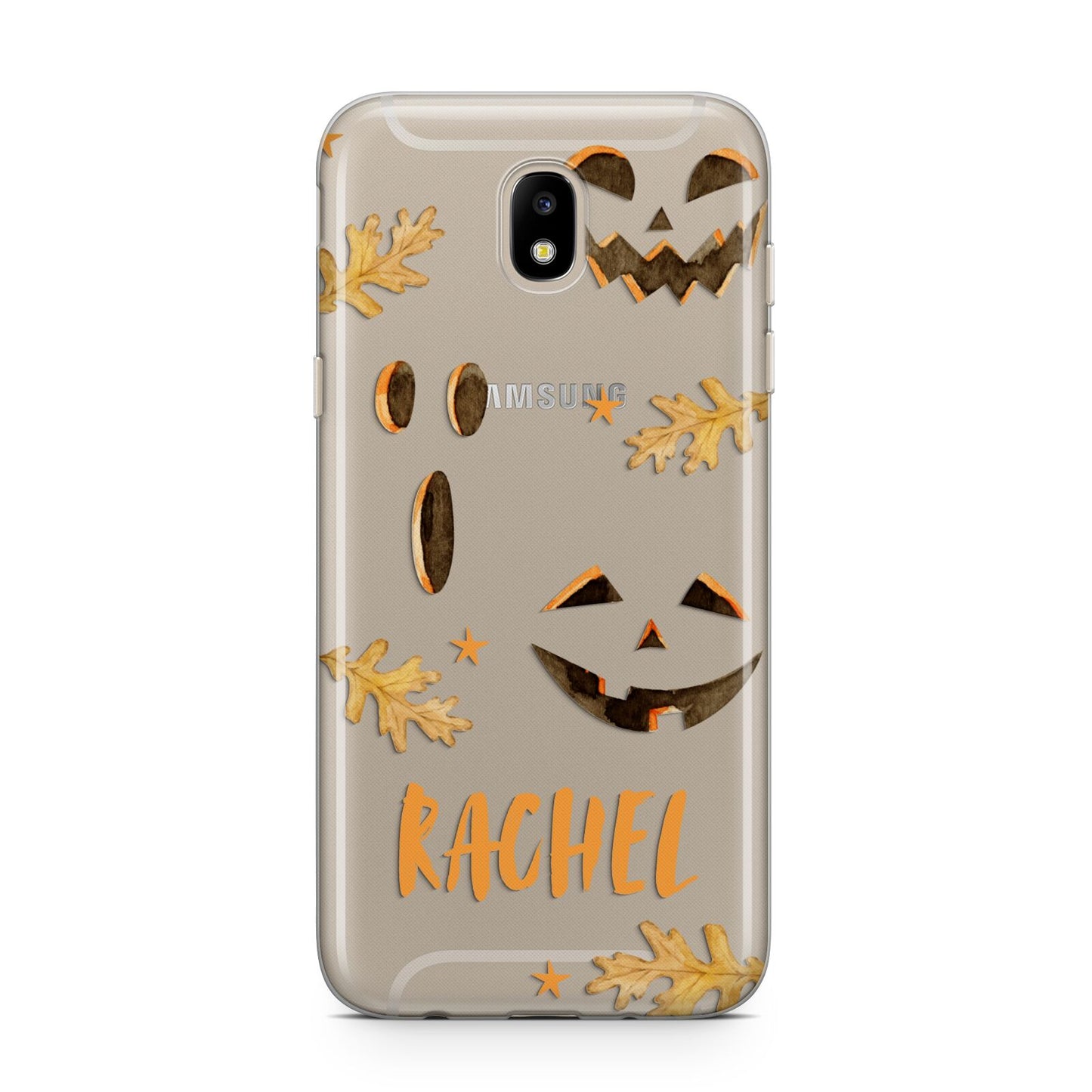 Custom Halloween Pumpkin Face Samsung J5 2017 Case