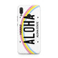Custom Hawaii License Plate Huawei Nova 3 Phone Case