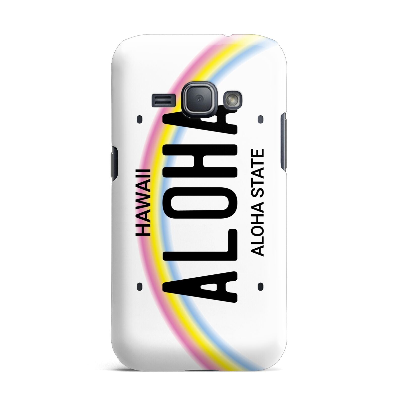 Custom Hawaii License Plate Samsung Galaxy J1 2016 Case