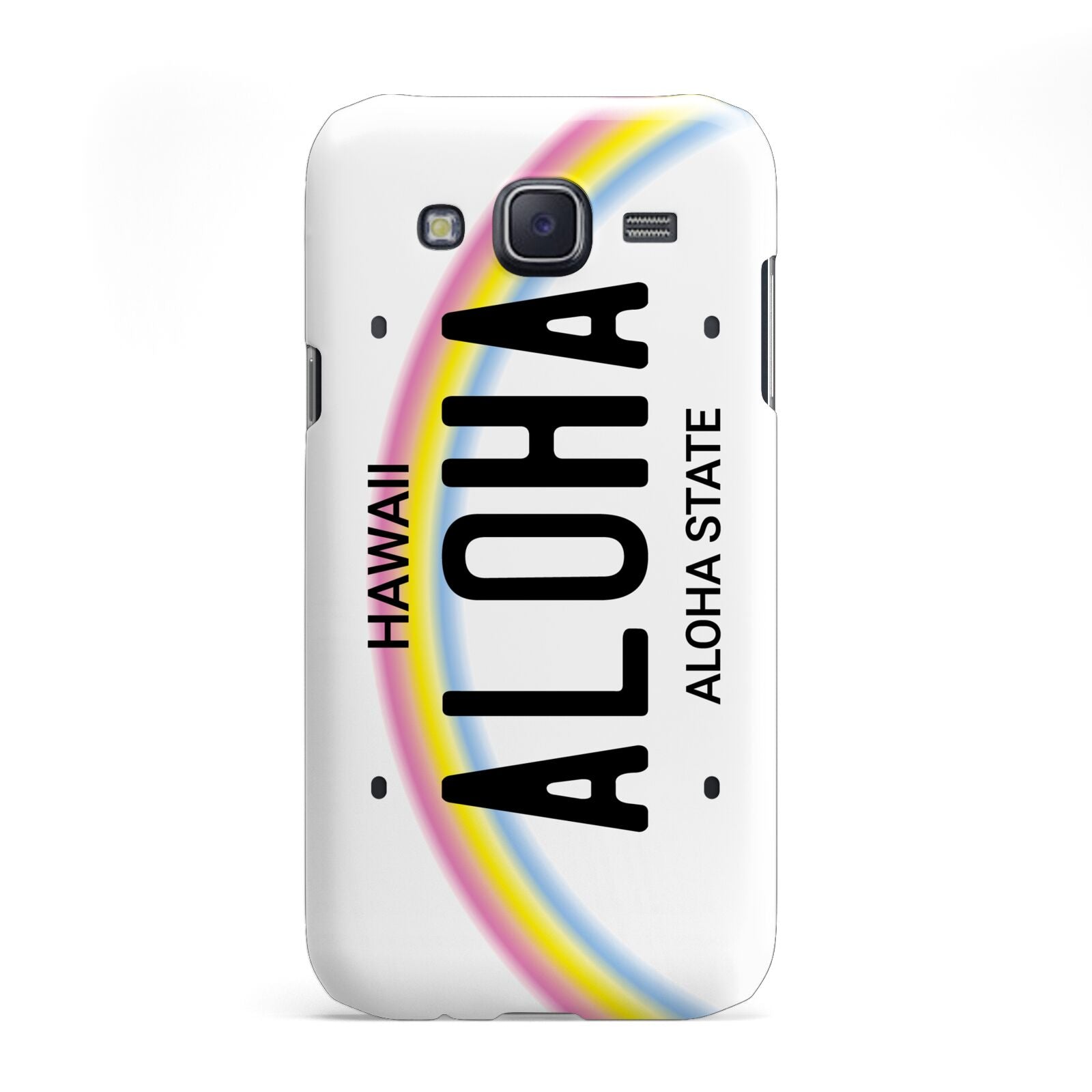 Custom Hawaii License Plate Samsung Galaxy J5 Case