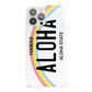 Custom Hawaii License Plate iPhone 13 Pro Max Full Wrap 3D Snap Case