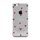 Custom Hearts Name Apple iPhone 5c Case