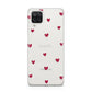 Custom Hearts Name Samsung A12 Case