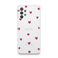 Custom Hearts Name Samsung A32 5G Case