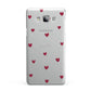 Custom Hearts Name Samsung Galaxy A7 2015 Case