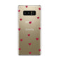 Custom Hearts Name Samsung Galaxy Note 8 Case