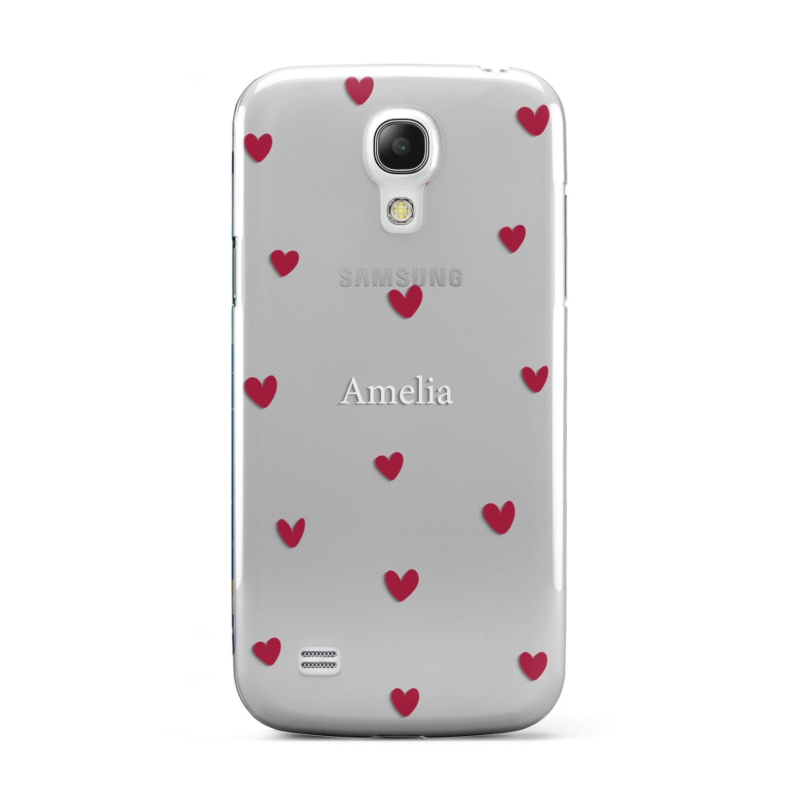 Custom Hearts Name Samsung Galaxy S4 Mini Case