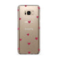 Custom Hearts Name Samsung Galaxy S8 Plus Case
