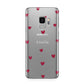 Custom Hearts Name Samsung Galaxy S9 Case