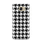 Custom Houndstooth Samsung Galaxy A7 2016 Case on gold phone