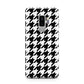 Custom Houndstooth Samsung Galaxy S9 Plus Case on Silver phone