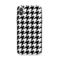Custom Houndstooth iPhone X Bumper Case on Silver iPhone Alternative Image 1