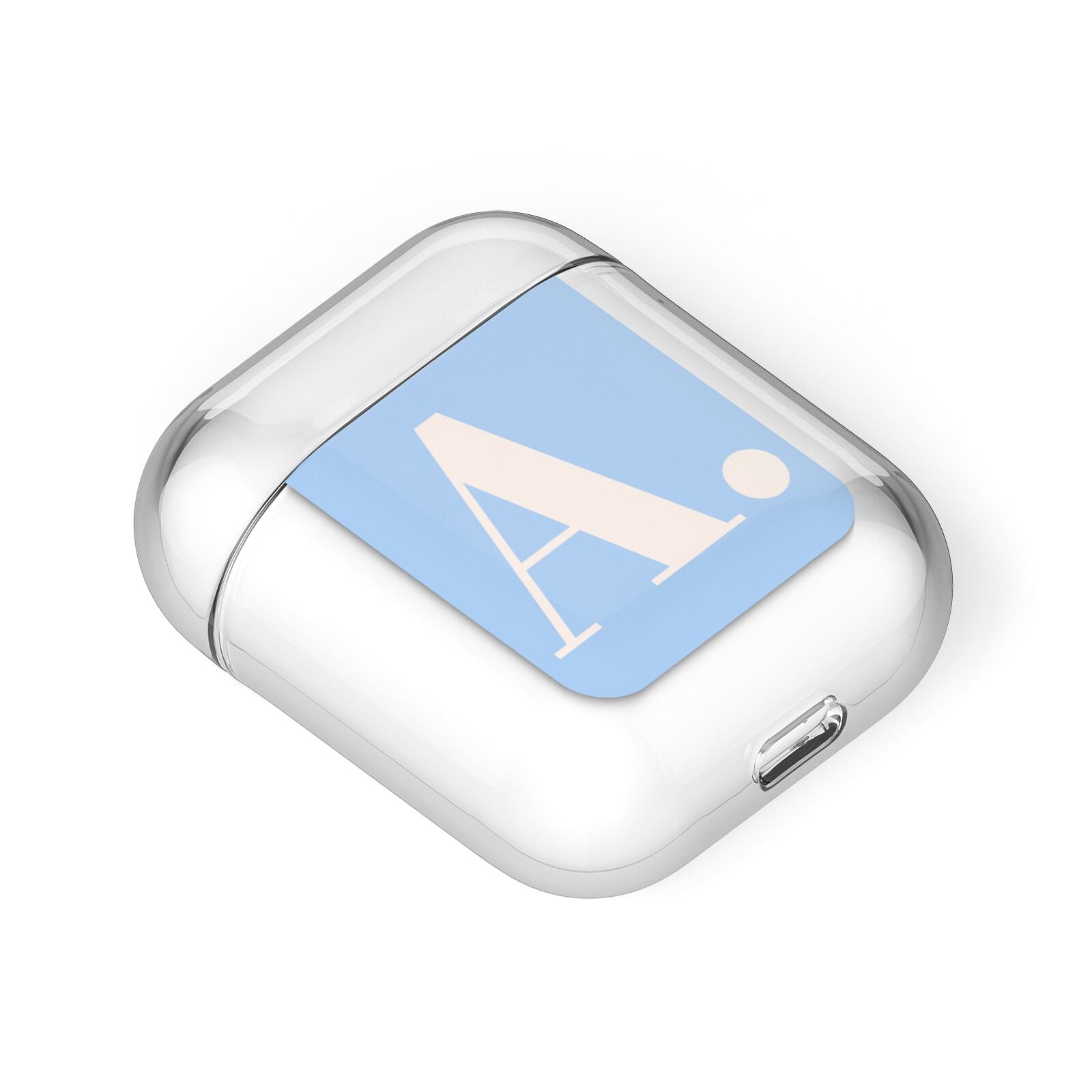 Custom Initial AirPods Case Laid Flat