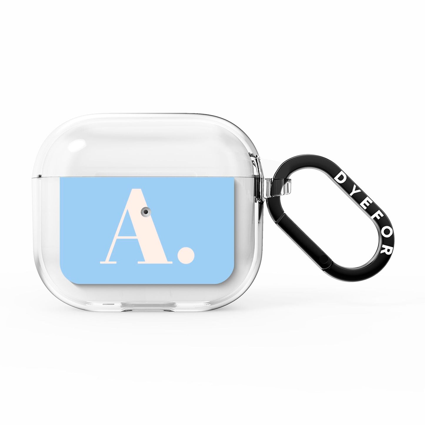 Custom Initial AirPods Clear Case 3rd Gen