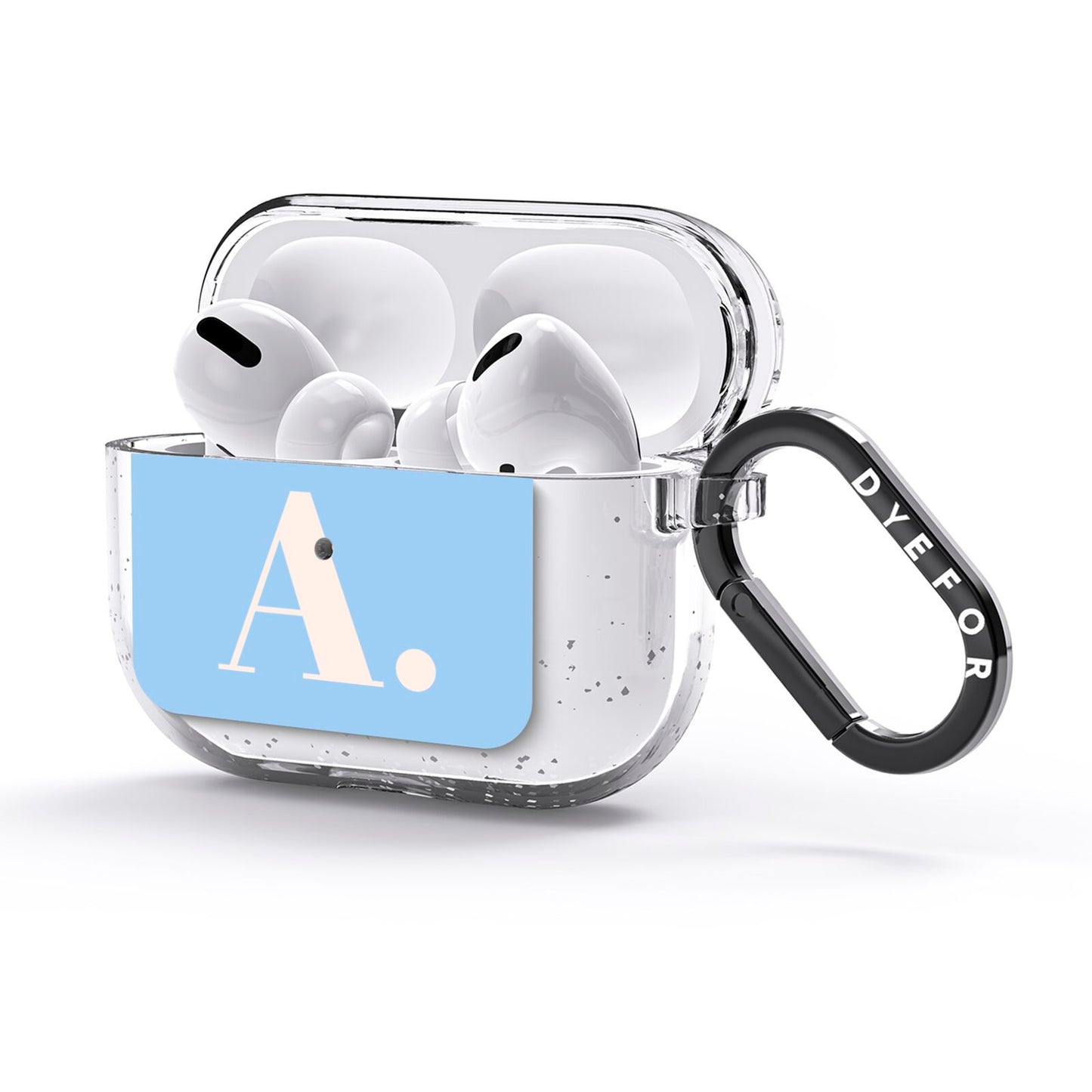 Custom Initial AirPods Glitter Case 3rd Gen Side Image