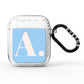Custom Initial AirPods Glitter Case