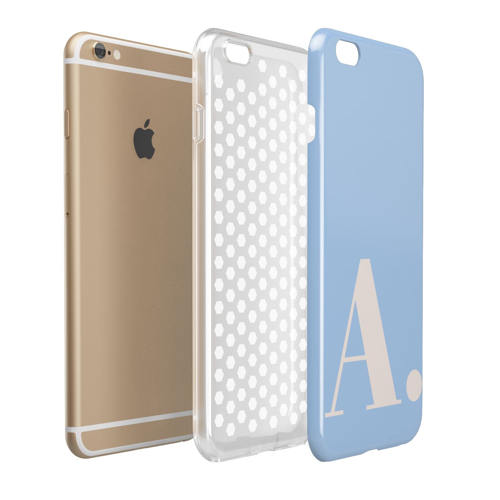 Custom Initial Apple iPhone 6 Plus 3D Tough Case Expand Detail Image