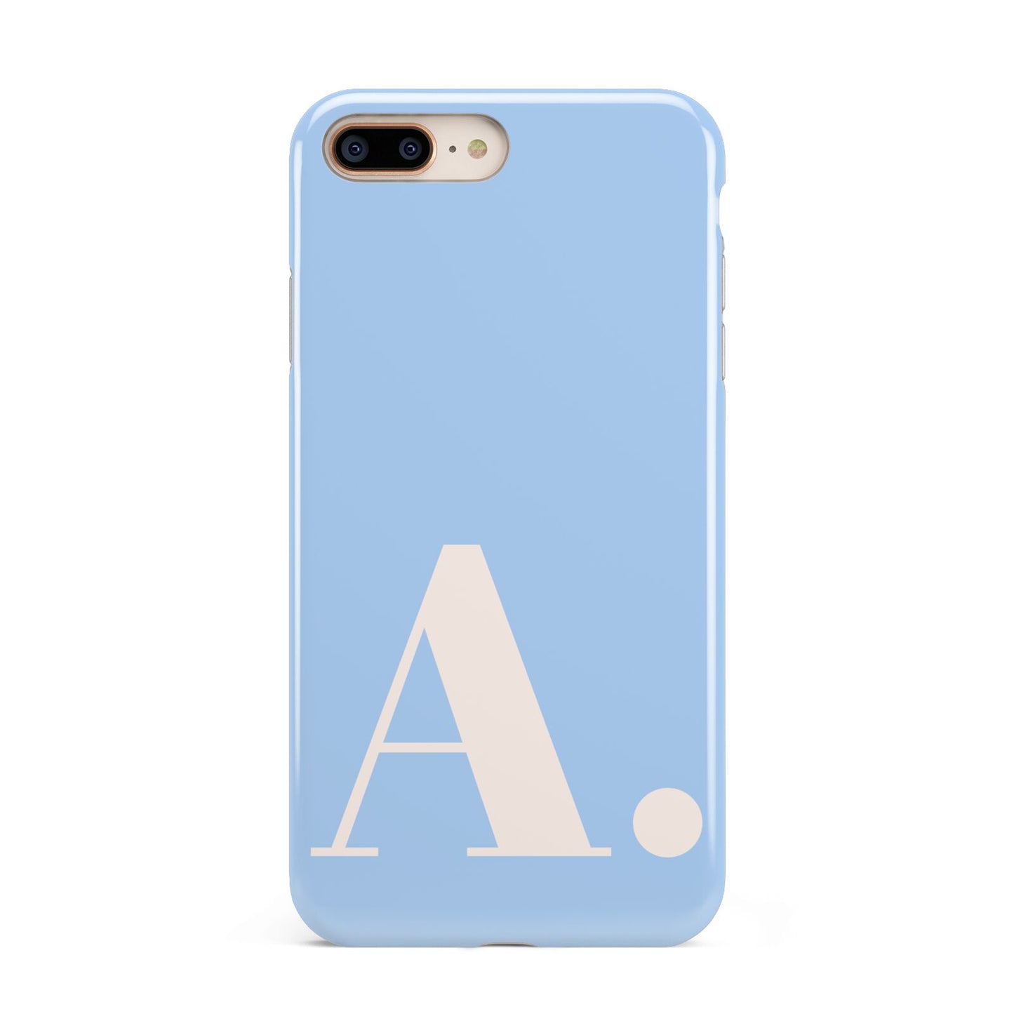 Custom Initial Apple iPhone 7 8 Plus 3D Tough Case