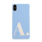 Custom Initial Apple iPhone Xs Max 3D Snap Case