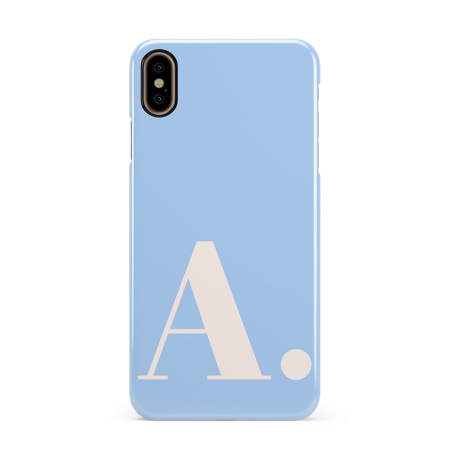 Custom Initial Apple iPhone Xs Max 3D Snap Case