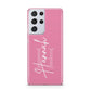Custom Initial and Name Samsung S21 Ultra Case