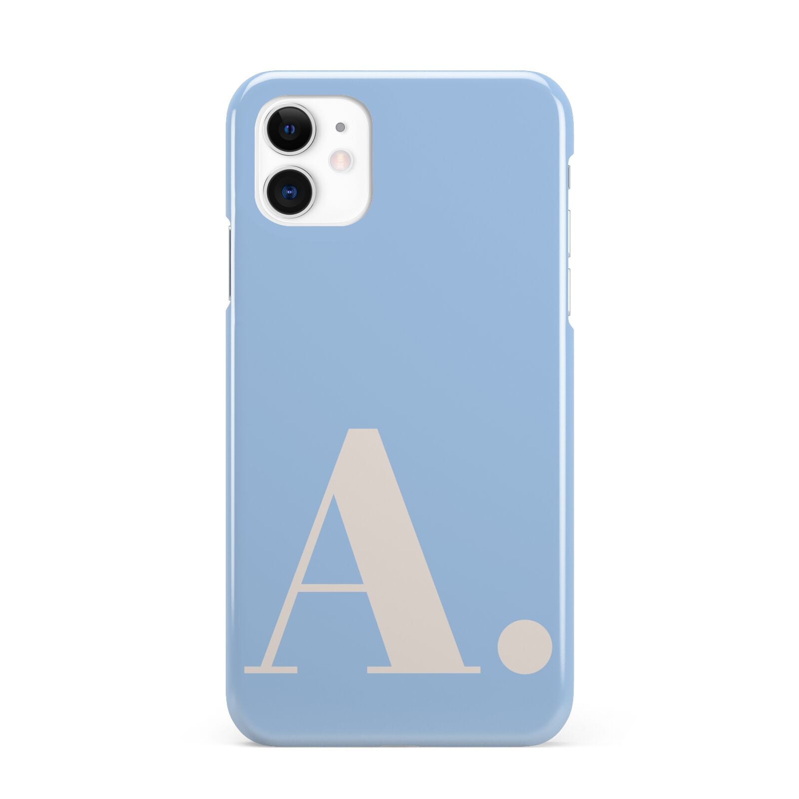 Custom Initial iPhone 11 3D Snap Case