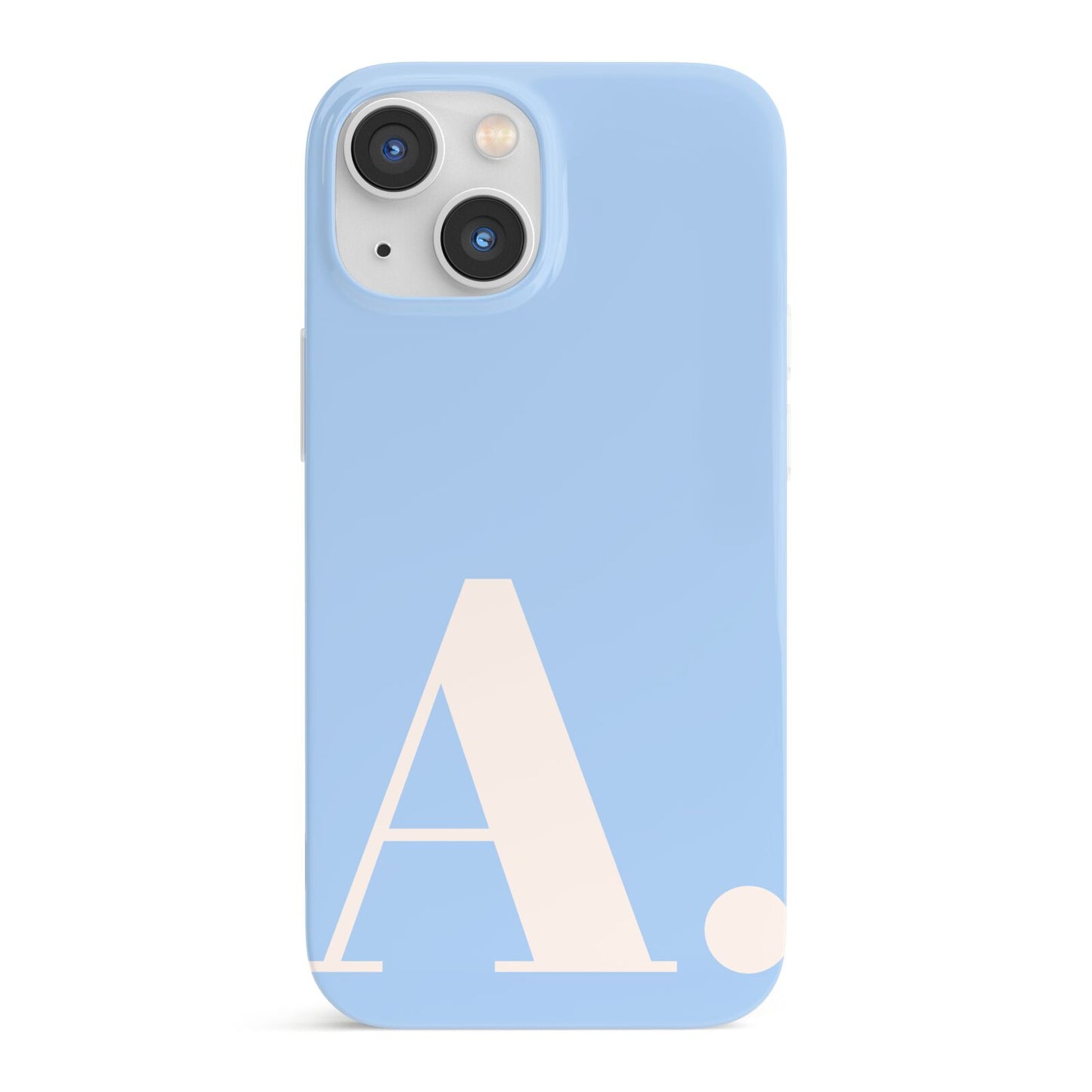 Custom Initial iPhone 13 Mini Full Wrap 3D Snap Case