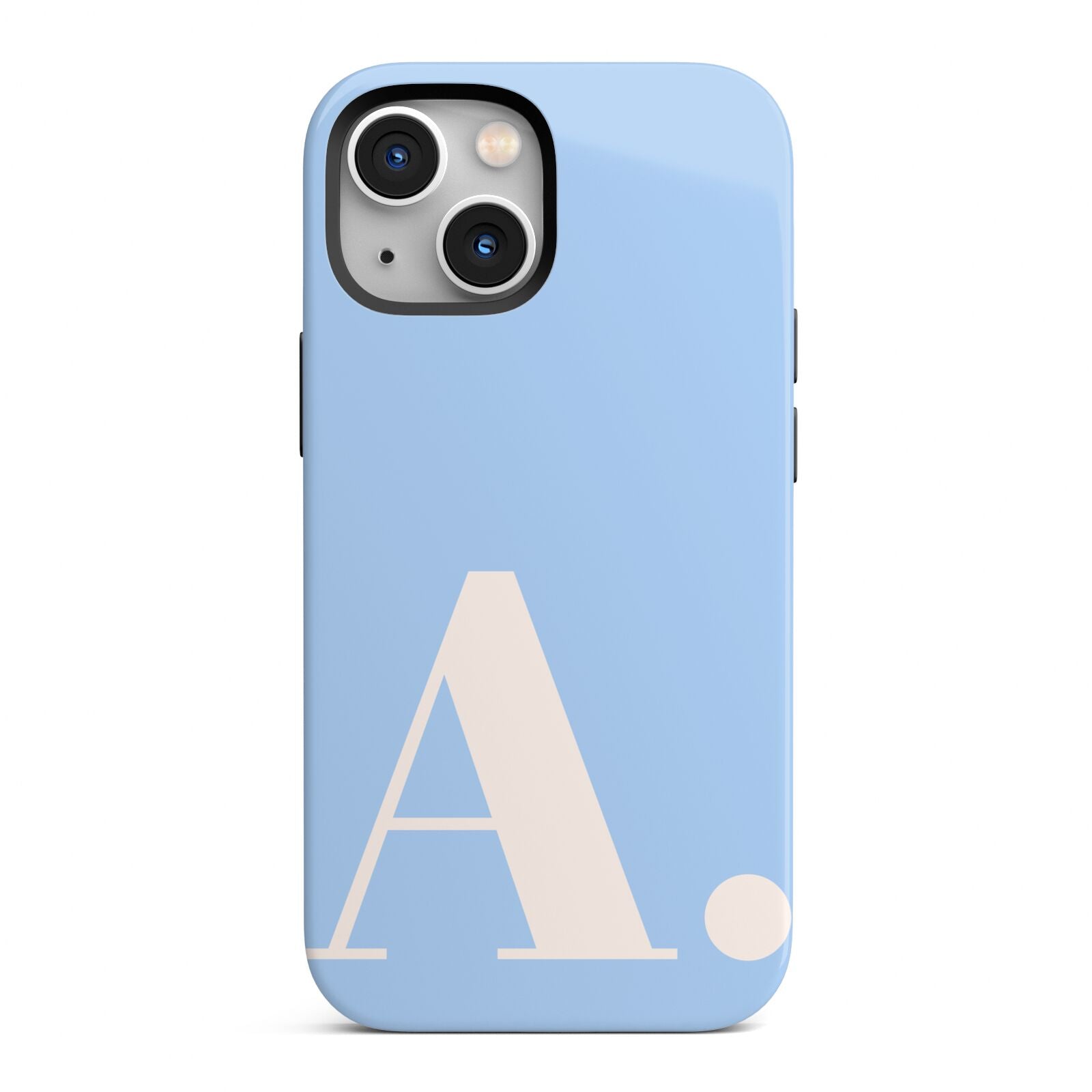 Custom Initial iPhone 13 Mini Full Wrap 3D Tough Case