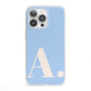 Custom Initial iPhone 13 Pro Clear Bumper Case