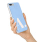 Custom Initial iPhone 7 Plus Bumper Case on Silver iPhone Alternative Image