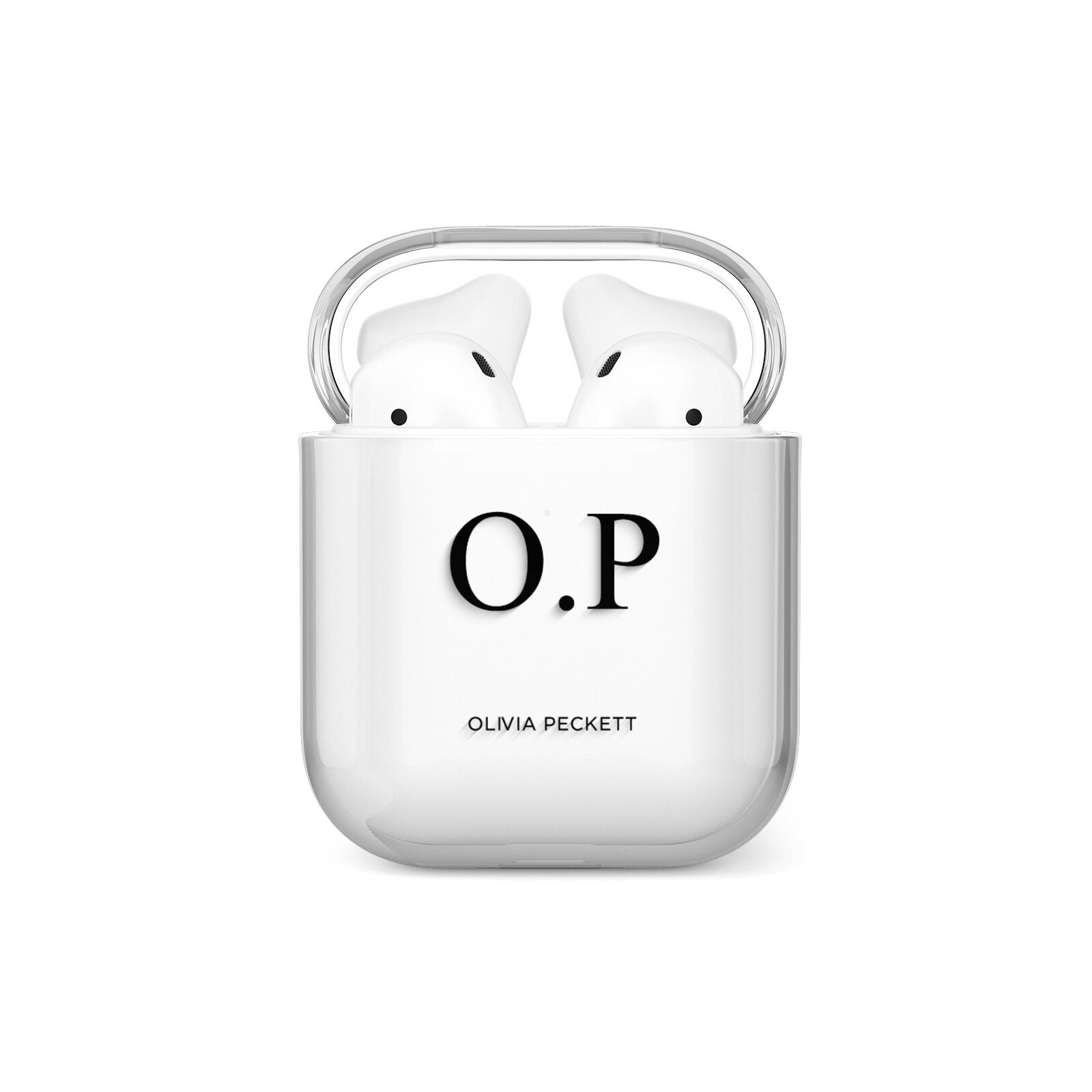 Custom Initials and Name AirPods Case