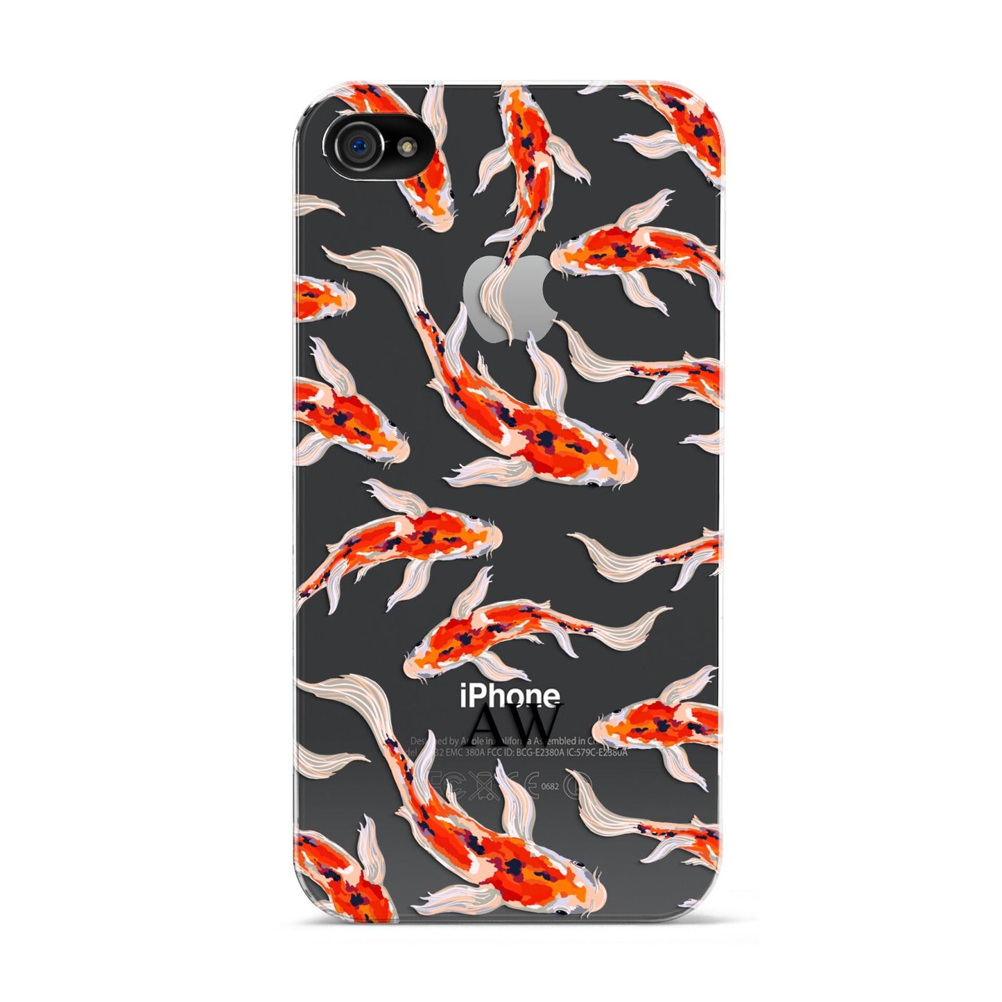 Custom Koi Fish Apple iPhone 4s Case