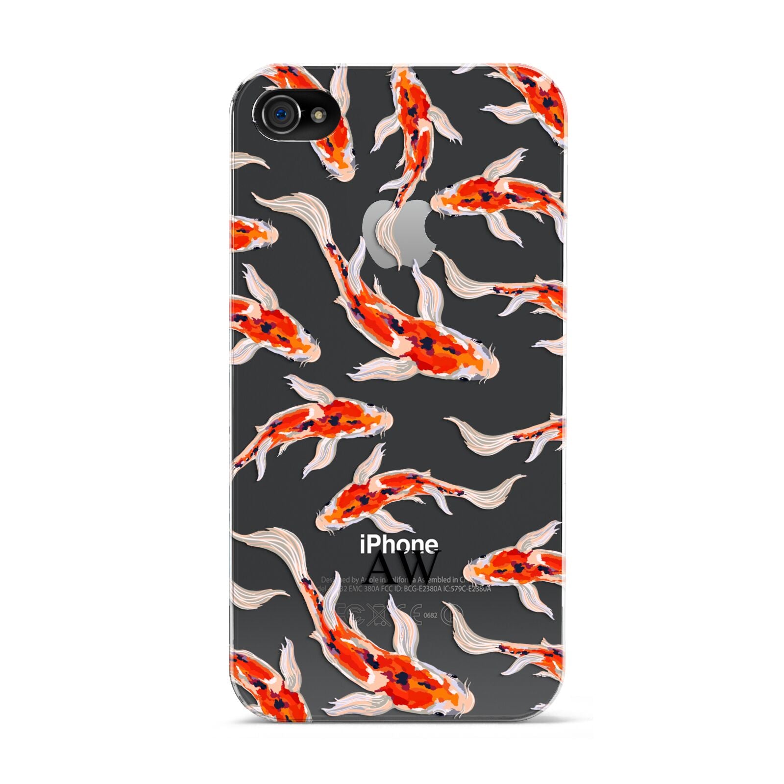 Custom Koi Fish Apple iPhone 4s Case