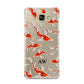 Custom Koi Fish Samsung Galaxy A9 2016 Case on gold phone