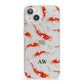 Custom Koi Fish iPhone 13 Clear Bumper Case