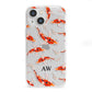 Custom Koi Fish iPhone 13 Mini Clear Bumper Case