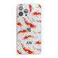 Custom Koi Fish iPhone 13 Pro Max Clear Bumper Case