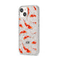Custom Koi Fish iPhone 14 Glitter Tough Case Starlight Angled Image