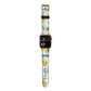Custom Lemon Apple Watch Strap Size 38mm with Gold Hardware