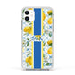 Custom Lemon Apple iPhone 11 in White with White Impact Case