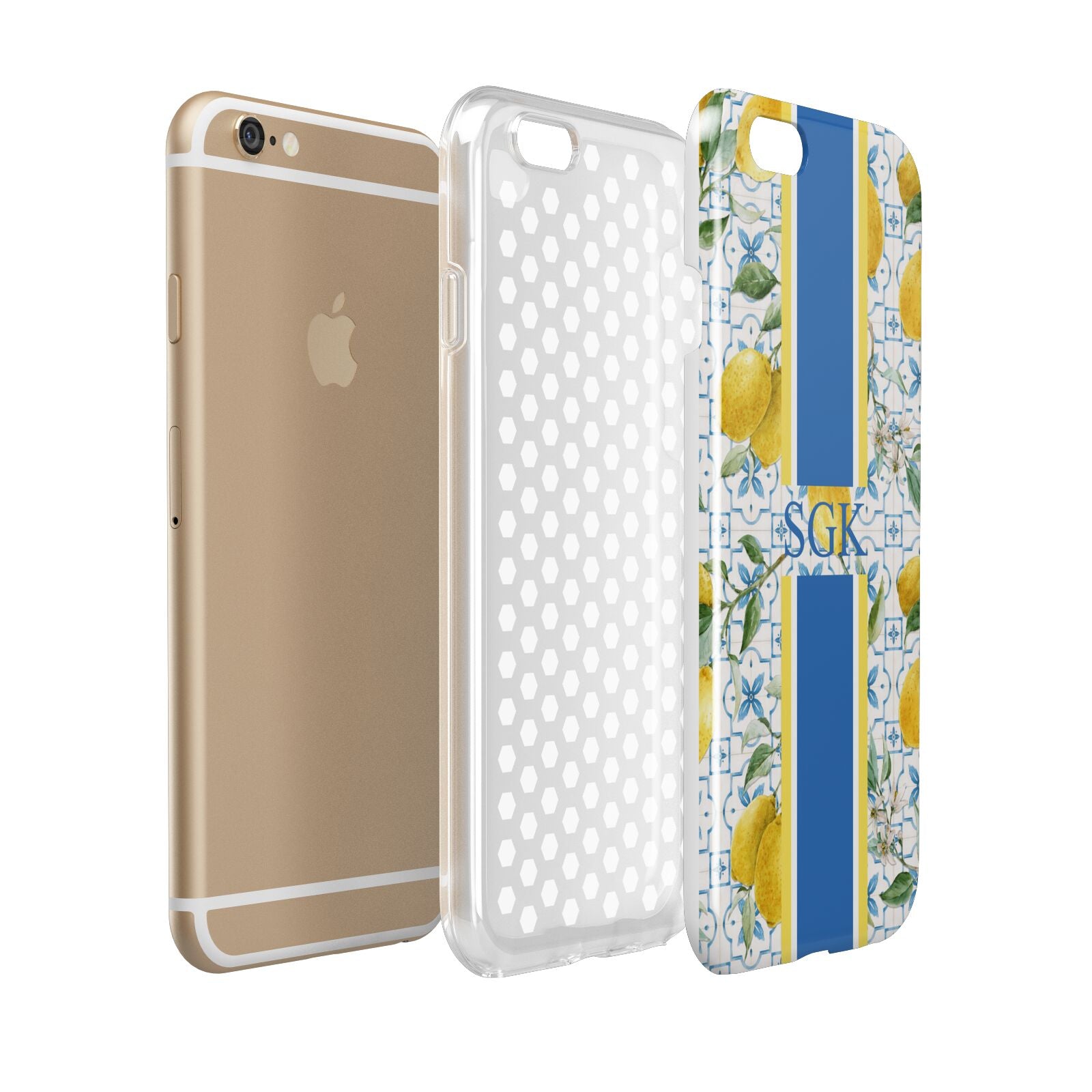Custom Lemon Apple iPhone 6 3D Tough Case Expanded view