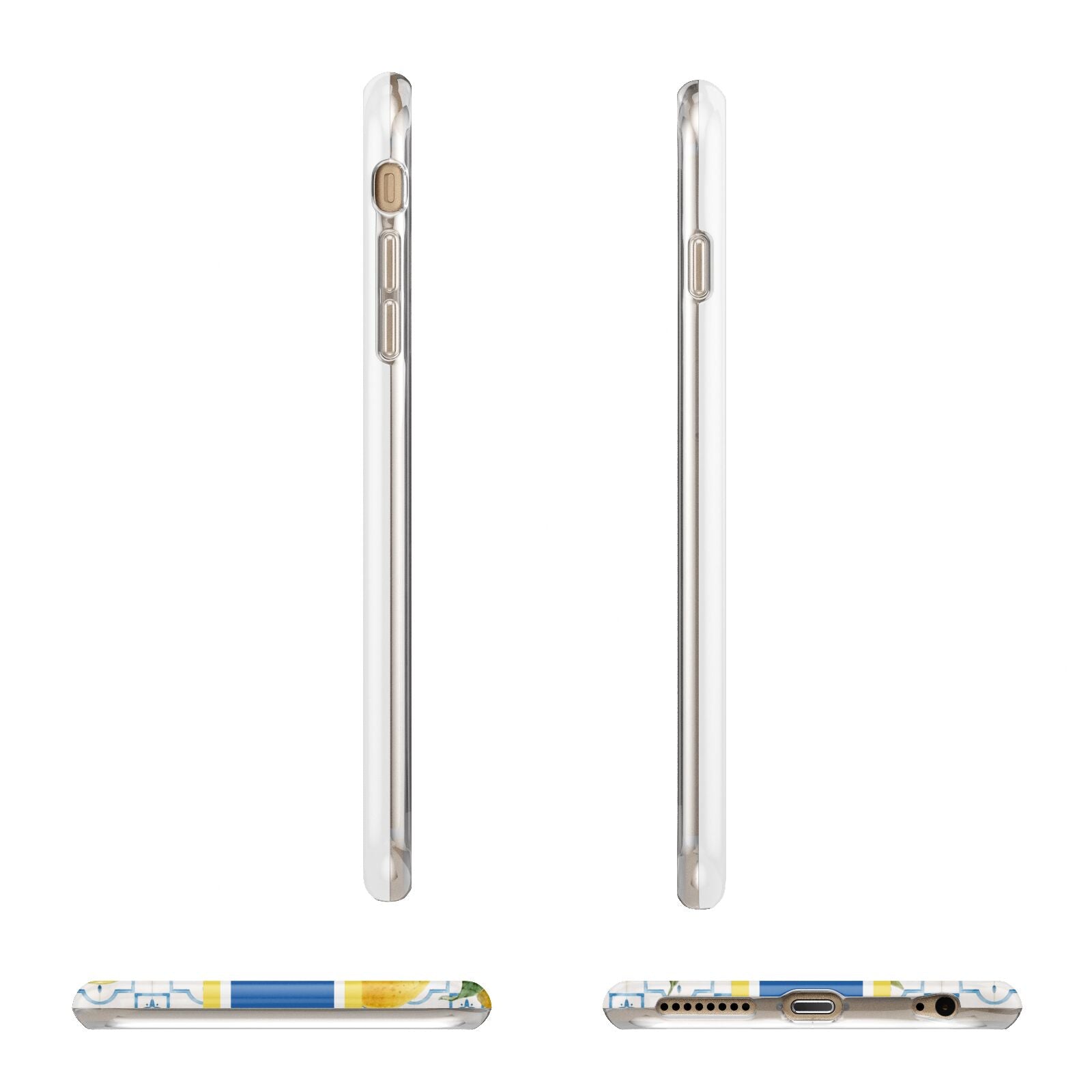 Custom Lemon Apple iPhone 6 Plus 3D Wrap Tough Case Alternative Image Angles