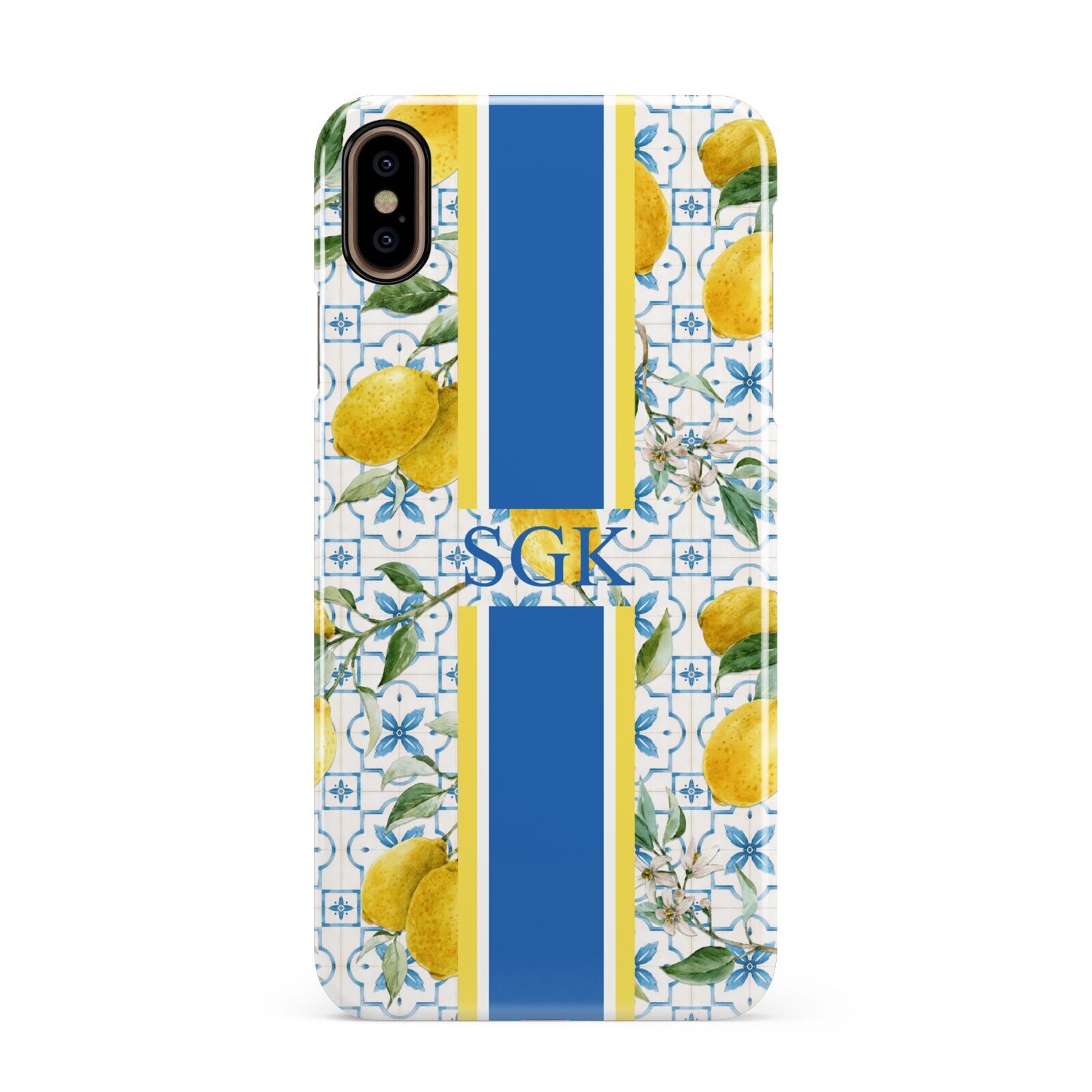 Custom Lemon Apple iPhone Xs Max 3D Snap Case