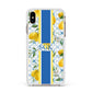 Custom Lemon Apple iPhone Xs Max Impact Case White Edge on Gold Phone