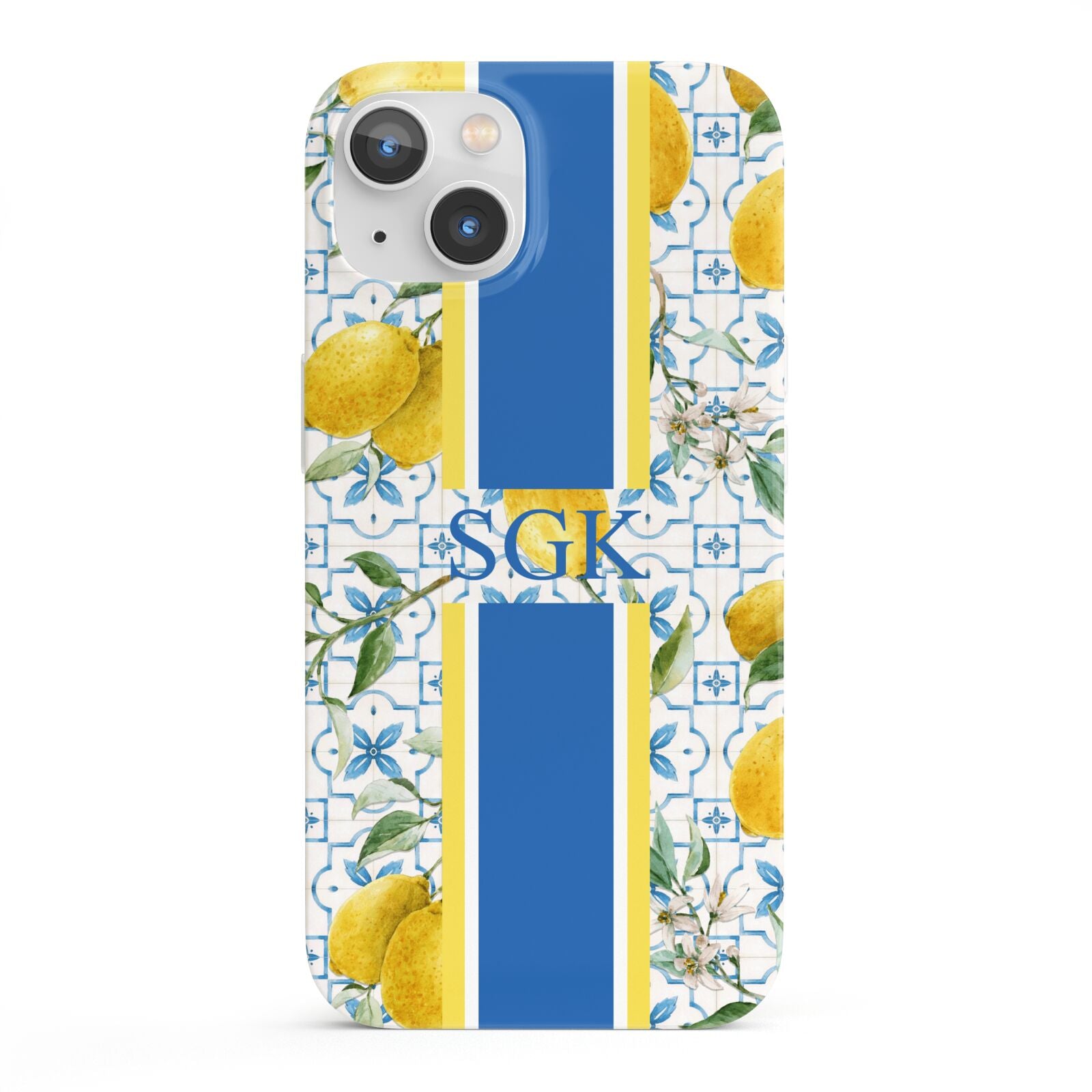 Custom Lemon iPhone 13 Full Wrap 3D Snap Case