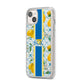 Custom Lemon iPhone 14 Plus Clear Tough Case Starlight Angled Image