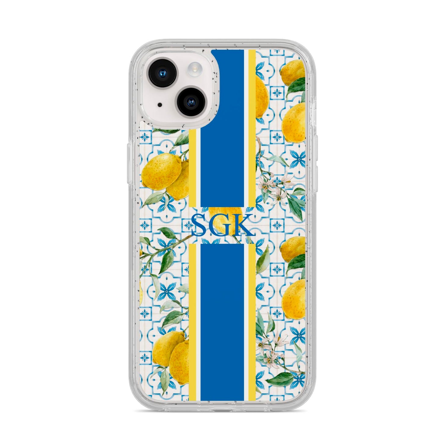 Custom Lemon iPhone 14 Plus Glitter Tough Case Starlight