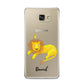 Custom Lion Samsung Galaxy A9 2016 Case on gold phone