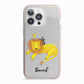 Custom Lion iPhone 13 Pro TPU Impact Case with Pink Edges